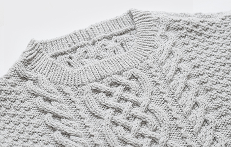 ケルティックアランセーター メンズ アケビ11