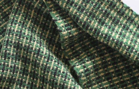 ウールカシミヤのhiraoriマフラー グリーン2